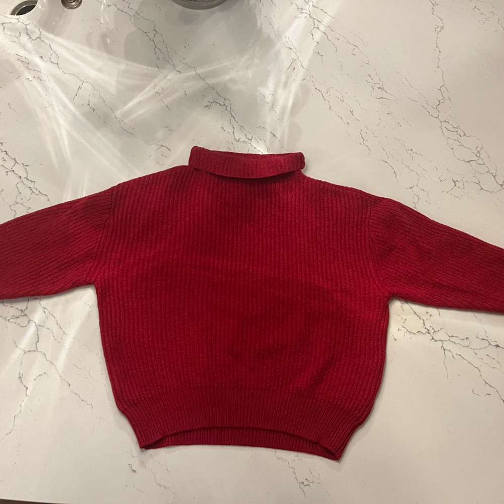 100% wool sweater
